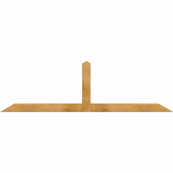 Ekena Millwork Portland Rough Sawn Timber Gable Bracket, Western Red Cedar, 84"W x 24"H x 4"D x 4"F, 7/12 Pitch GBW084X24X0404POR00RWR - main